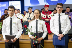 Uroczyste wręczenie certyfikatów ukończenia szkolenia do licencji pilota komunikacyjnego,